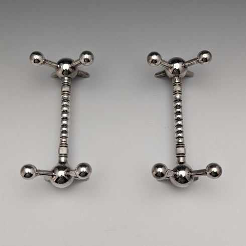 Around 1915 British Antique Silver Plated Napkin Ring & Knife Rest Pair Boxed